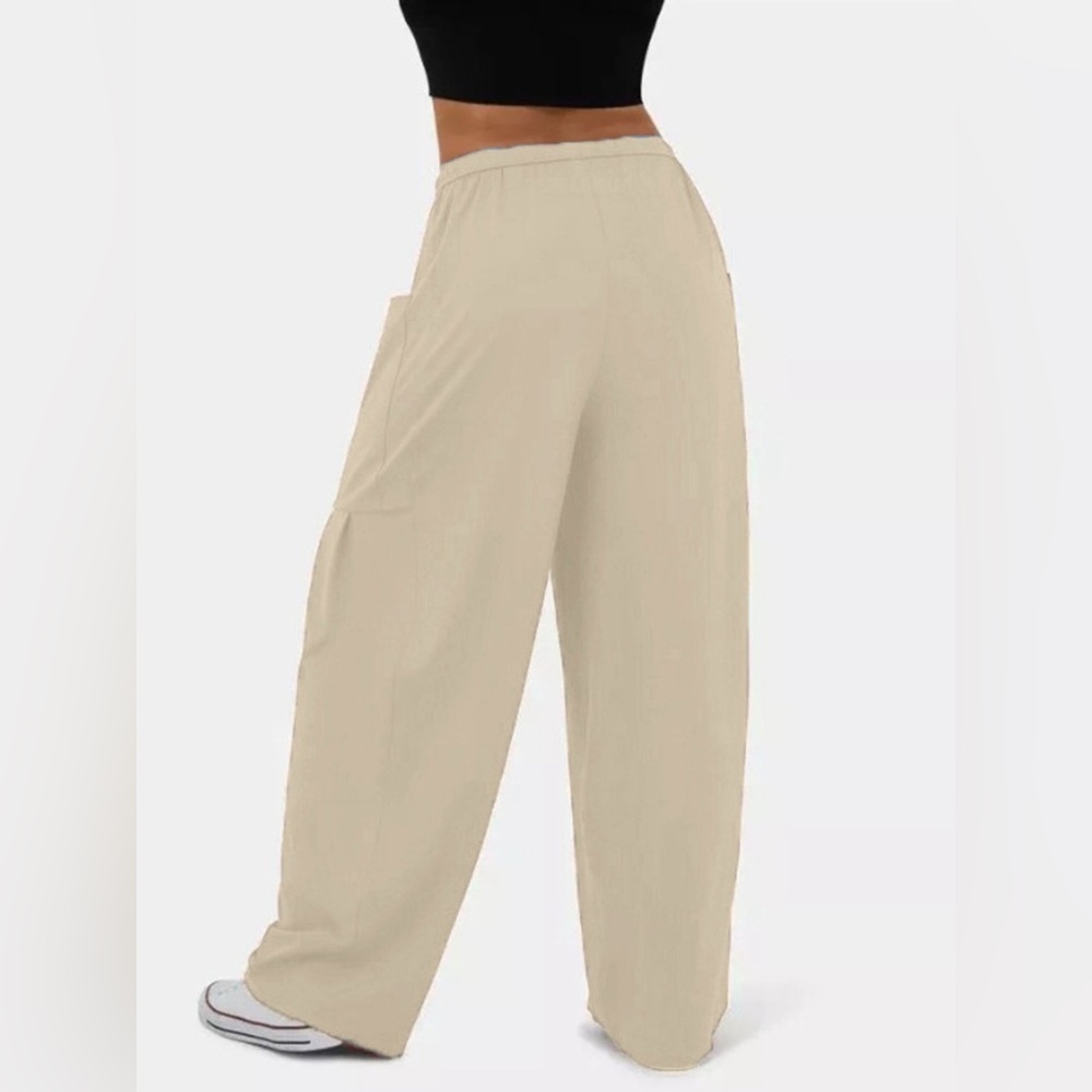 Drawstring Wide Leg Pants - Picture 12 of 12
